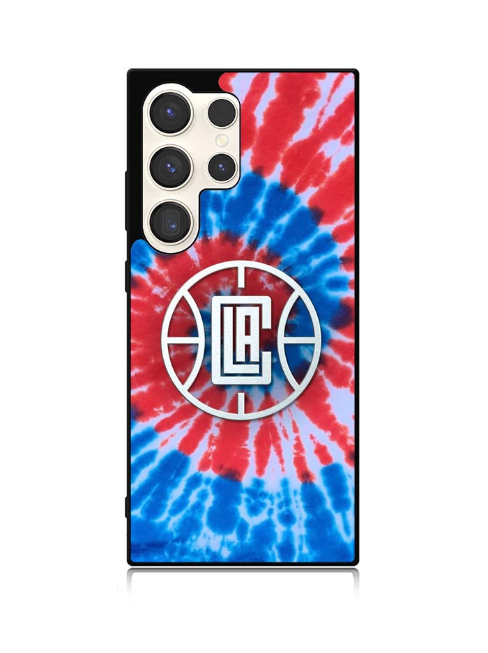 Los Angeles Clippers Tie Dye Style Logo Samsung Galaxy S24 Ultra 5G Case OV10623