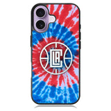 Los Angeles Clippers Tie Dye Style Logo iPhone 17 Case OV10623