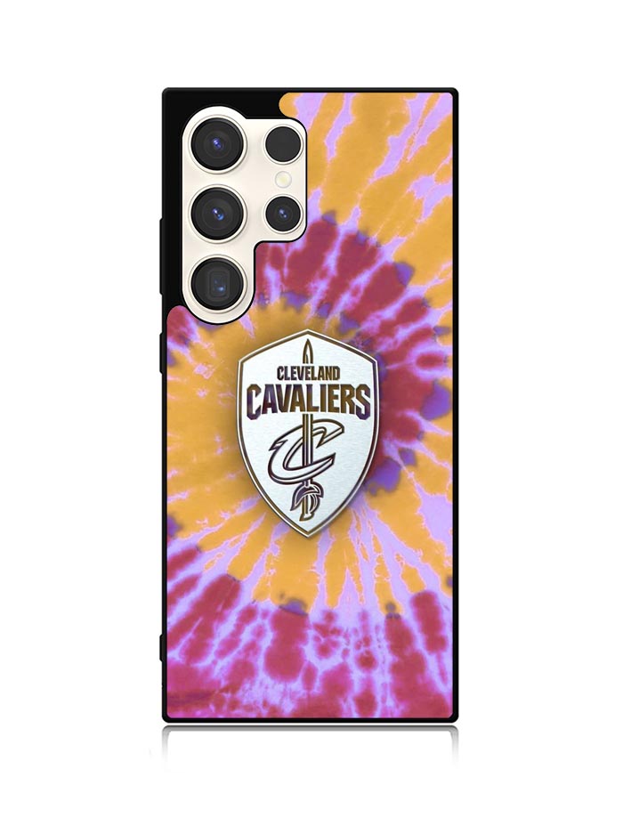 Cleveland Cavaliers Tie Dye Style Logo Samsung Galaxy S24 Ultra 5G Case OV10699