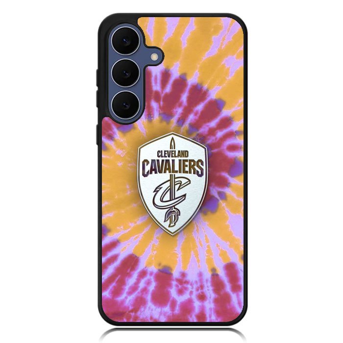 Cleveland Cavaliers Tie Dye Style Logo Samsung Galaxy S25 FE Case OV10699