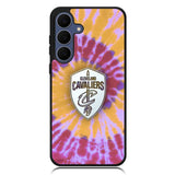 Cleveland Cavaliers Tie Dye Style Logo Samsung Galaxy S25 FE Case OV10699