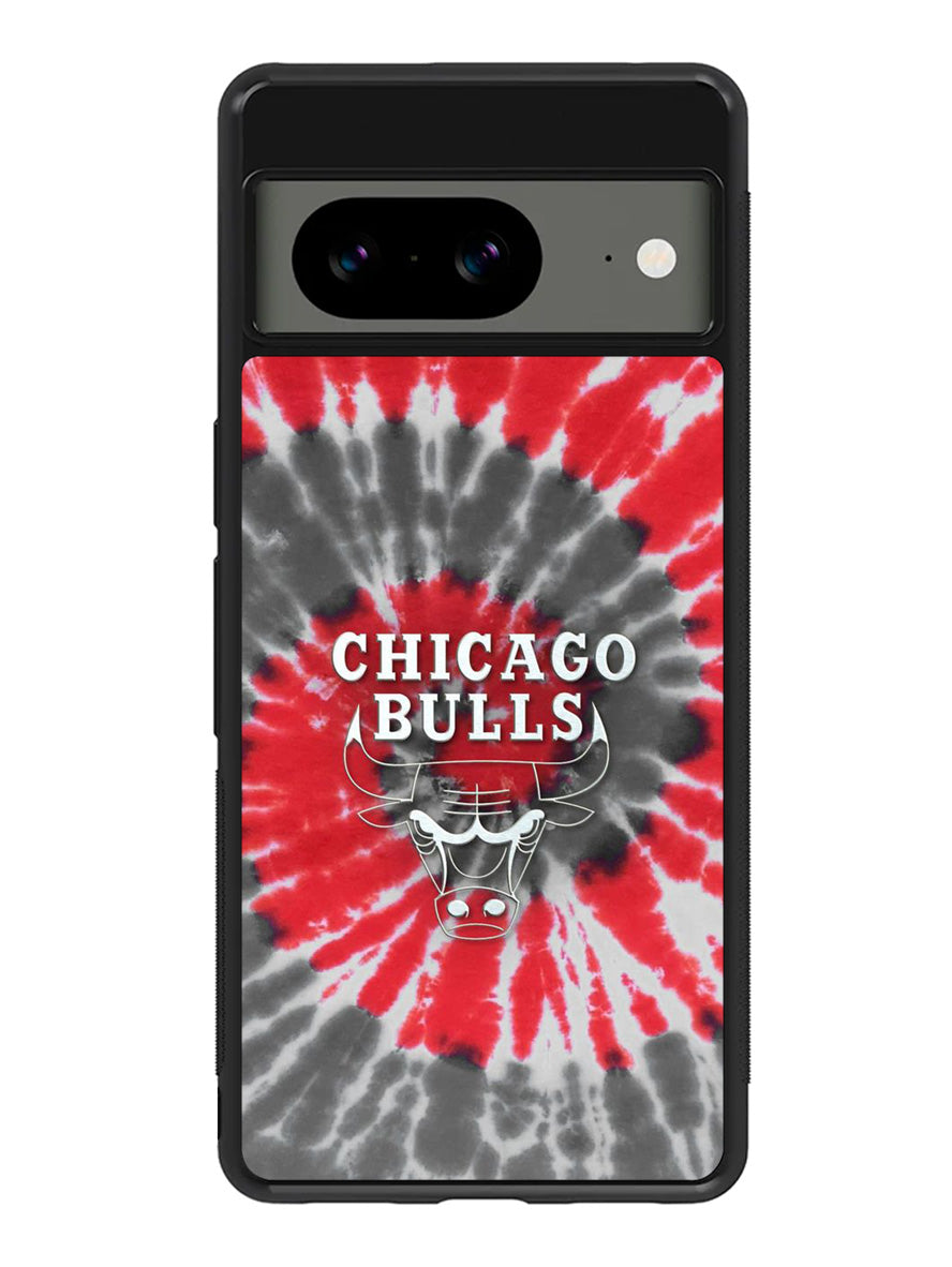 Chicago Bulls Tie Dye Style Logo Google Pixel 8 Case QC10687