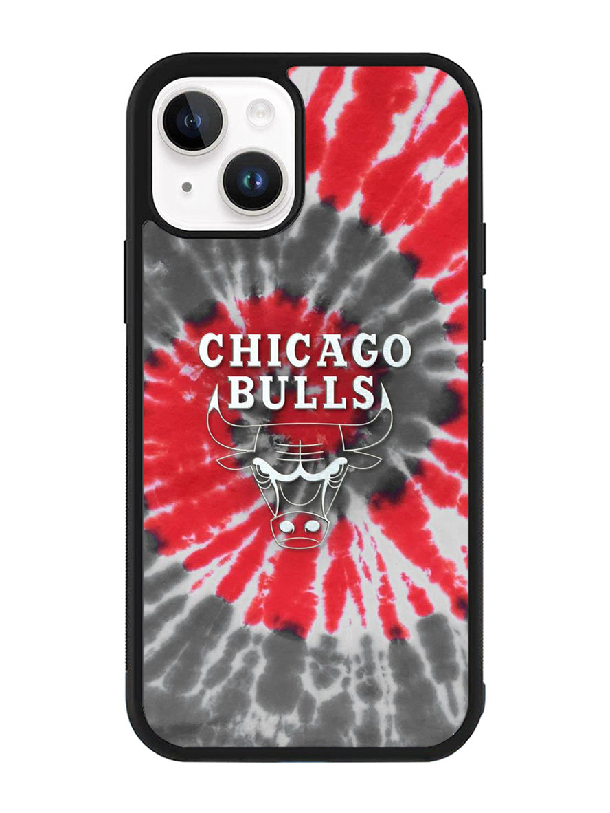 Chicago Bulls Tie Dye Style Logo iPhone 14 Case QC10687