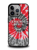 Chicago Bulls Tie Dye Style Logo iPhone 15 Pro Case OV10687