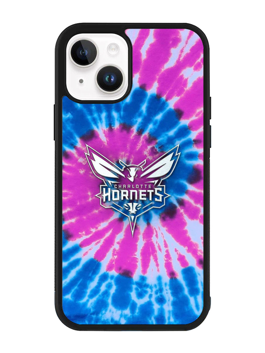 Charlotte Hornets Tie Dye Style Logo iPhone 15 Case OV10678