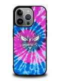 Charlotte Hornets Tie Dye Style Logo iPhone 16 Pro Max Case QC10678