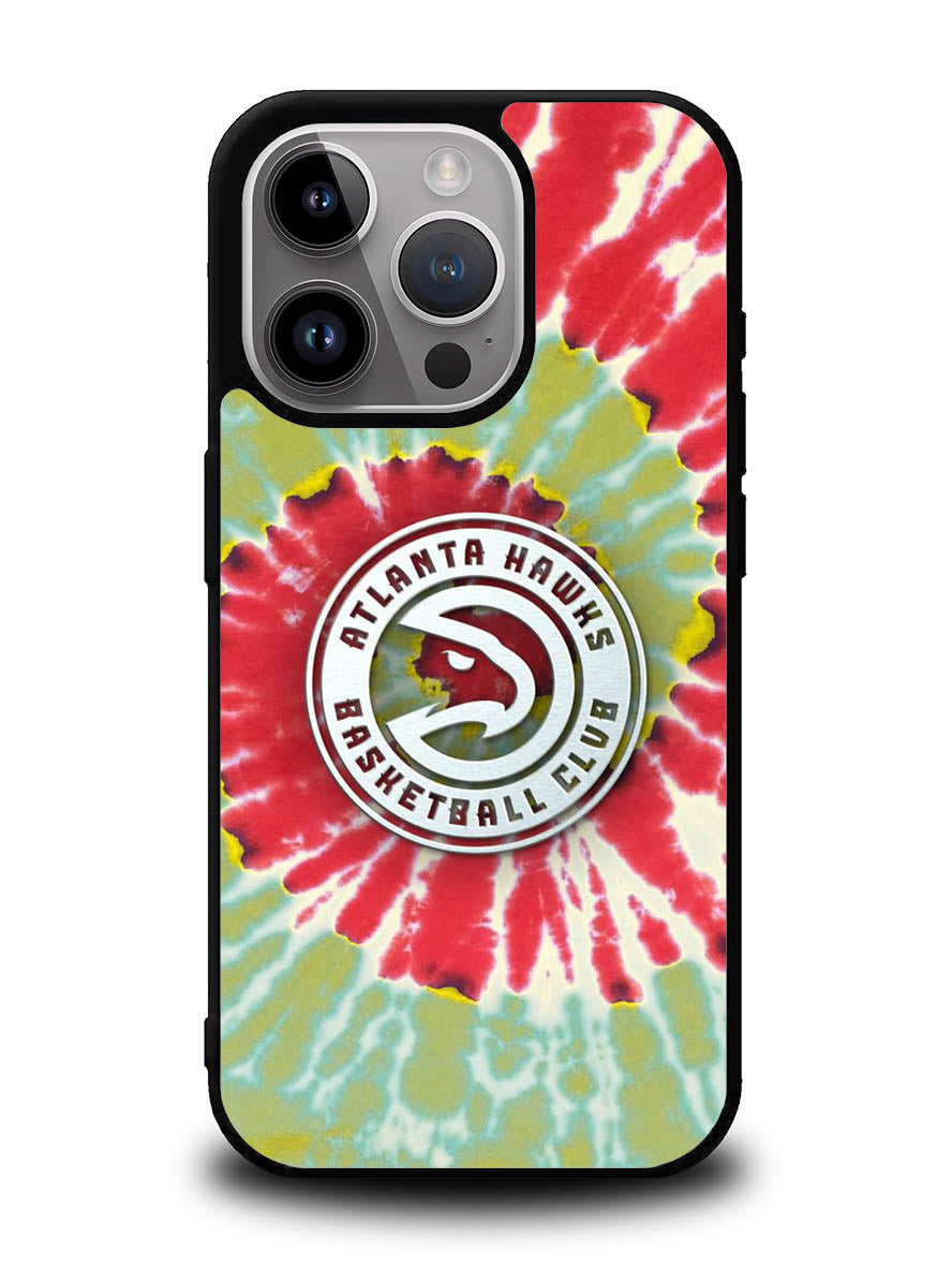 Atlanta Hawks Tie Dye Style Logo iPhone 15 Pro Case OV10641
