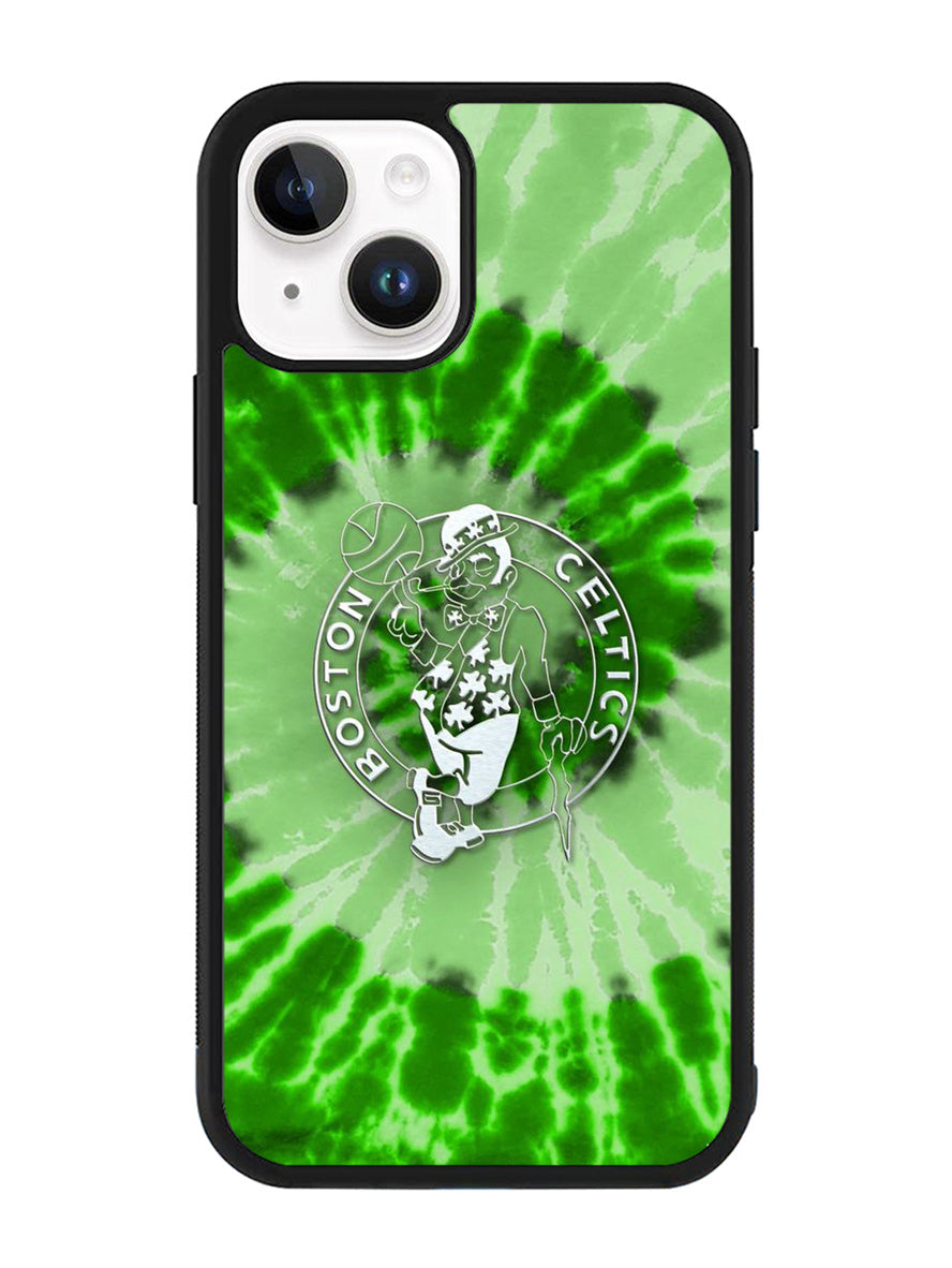 Boston Celtics Tie Dye Style Logo iPhone 15 Case OV10665
