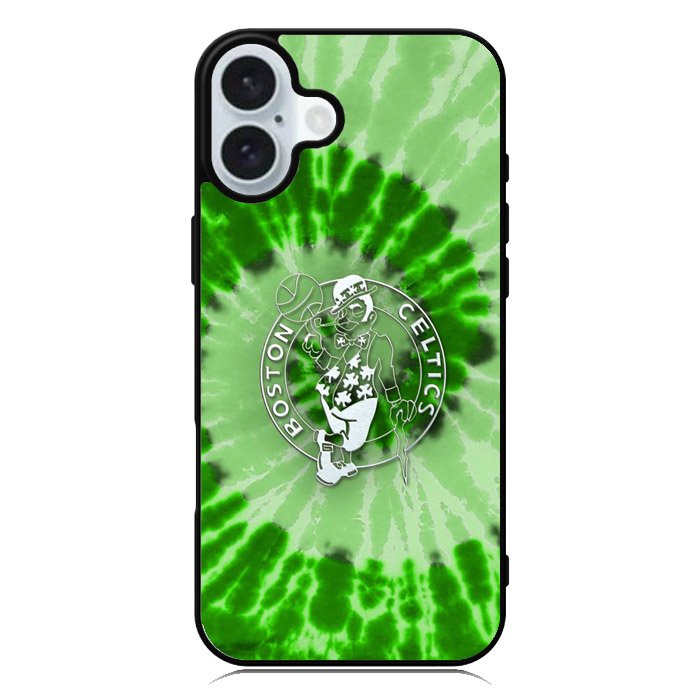 Boston Celtics Tie Dye Style Logo iPhone 16 Plus Case QC10665