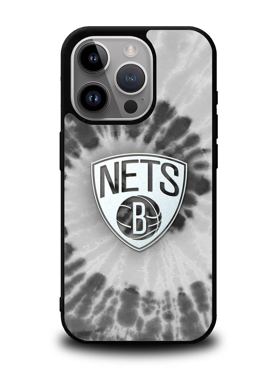 Brooklyn Nets Tie Dye Style Logo iPhone 15 Pro Case OV10668