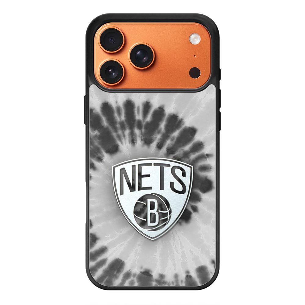 Brooklyn Nets Tie Dye Style Logo iPhone 17 Pro Max Case OV10668
