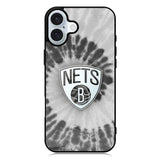 Brooklyn Nets Tie Dye Style Logo iPhone 16 Case QC10668