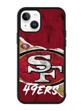 San Francisco 49ers Torn Paper Style Logo iPhone 15 Plus Case OV10317
