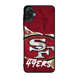 San Francisco 49ers Torn Paper Style Logo Samsung Galaxy A07 Case QC10317