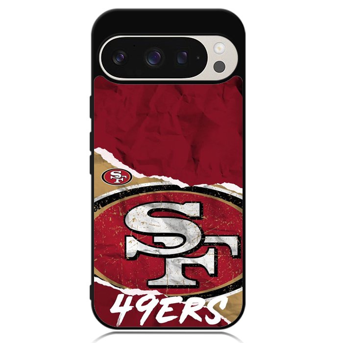 San Francisco 49ers Torn Paper Style Logo Google Pixel 9 Pro XL Case OV10317