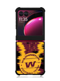 Washington Football Team Torn Paper Style Logo Motorola Moto Razr Plus 2023 , Moto Razr+ 2023 Case OV10246