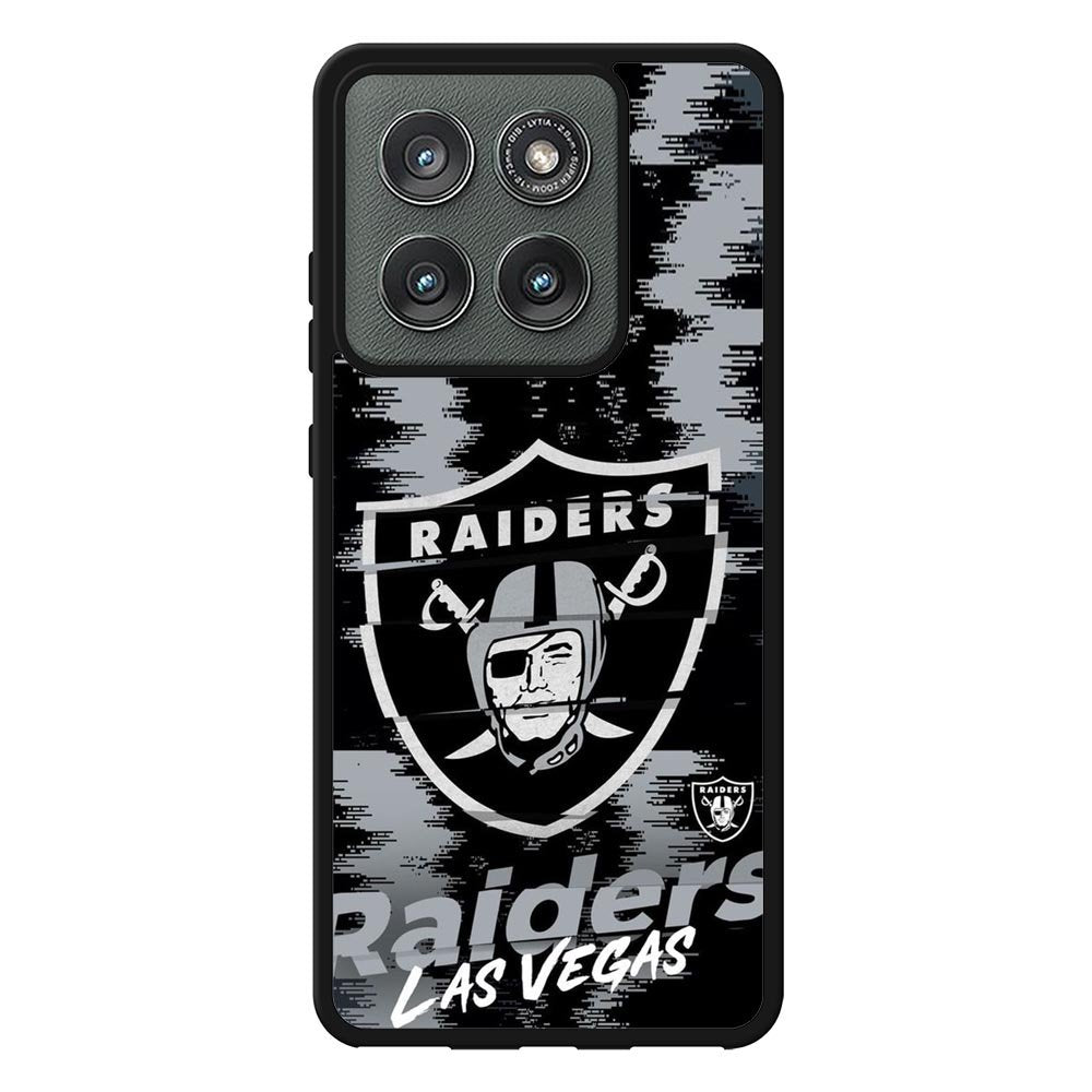 Las Vegas Raiders NFL Team Logo Motorola Moto Edge 2025 Case