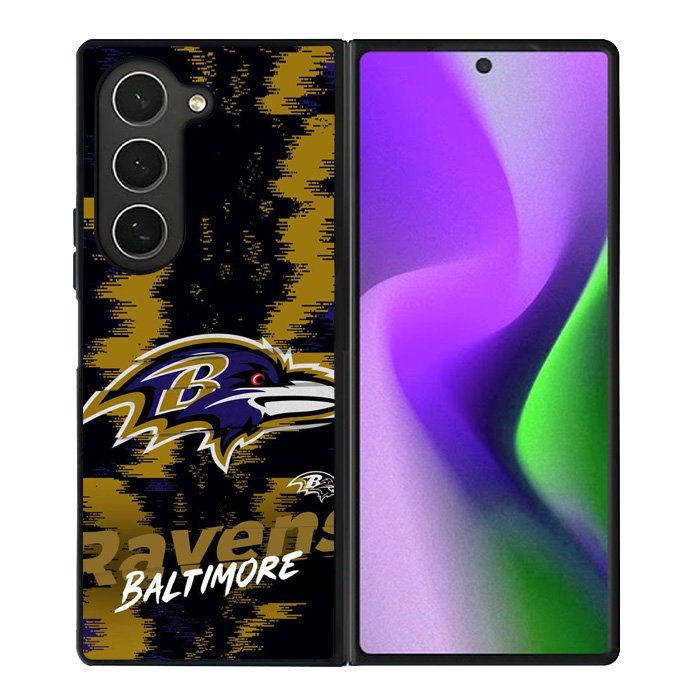 Baltimore Ravens NFL Team Logo Samsung Galaxy Z Fold 6 Case