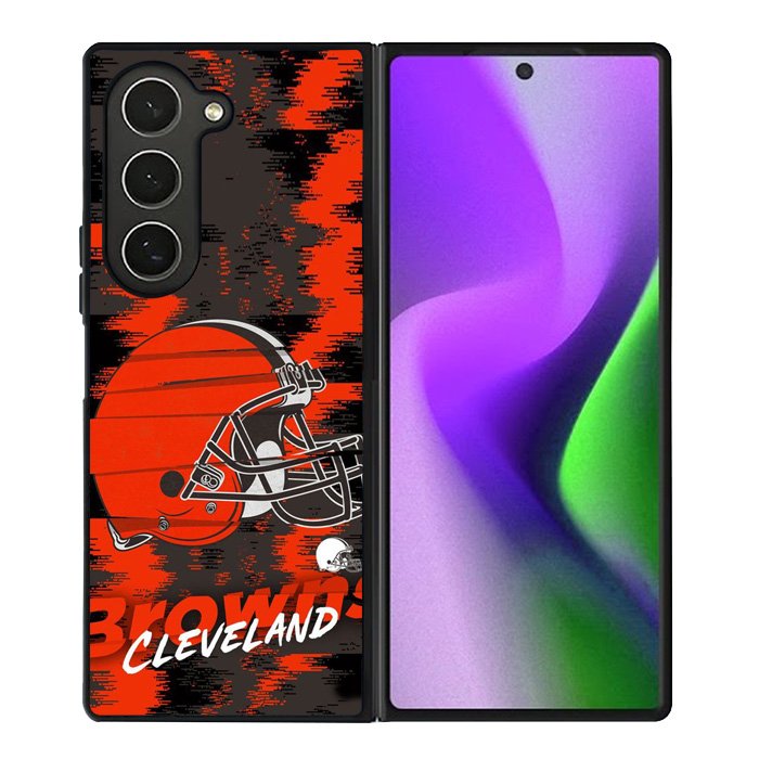 Cleveland Browns Nfl Team Logo Samsung Galaxy Z Fold 6 Case