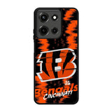 Cincinnati Bengals Nfl Team Logo Motorola Moto G 5G 2025 Case OV6577