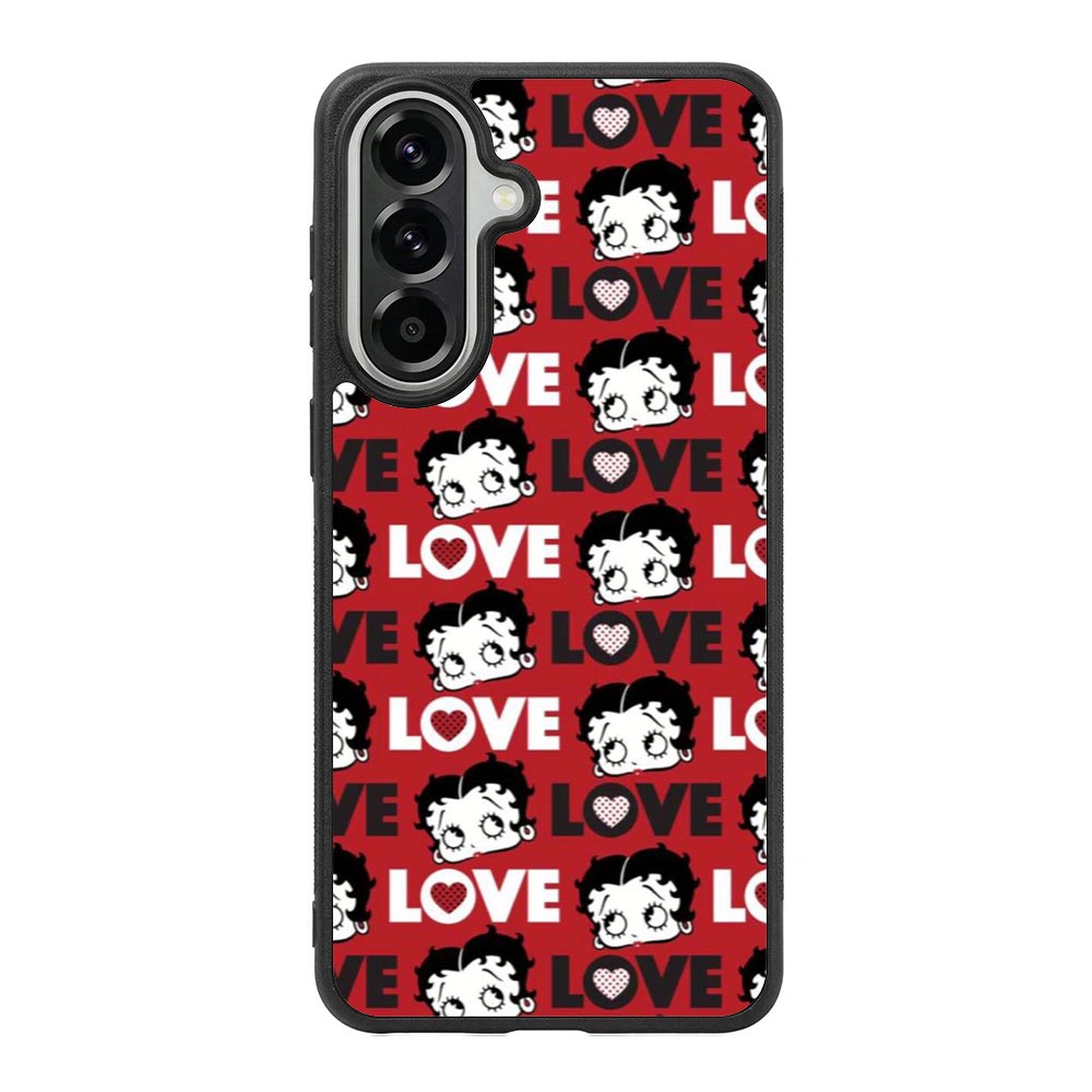 Betty Boop Love Cute Red Samsung Galaxy A37 Case OV1886