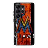 Miami Marlins Logo Samsung Galaxy S26 Ultra Case OV1914