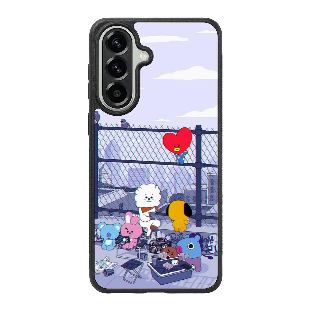BTS BT21 Cute Rooftop Samsung Galaxy A57 Case OV4270