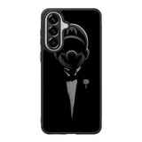 Mario Bros Black Samsung Galaxy A37 Case QC3399