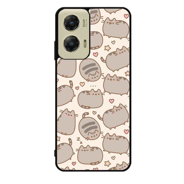 Pusheen The Cat Pattern Motorola Moto G Stylus 5G 2024 Case