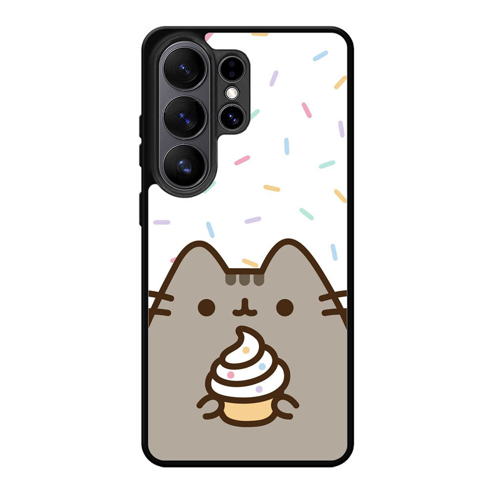 Pusheen The Cat Rainbow Cupcakes Samsung Galaxy S26 Ultra Case