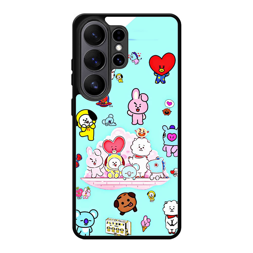 BTS BT21 Family Samsung Galaxy S26 Ultra Case OV4293