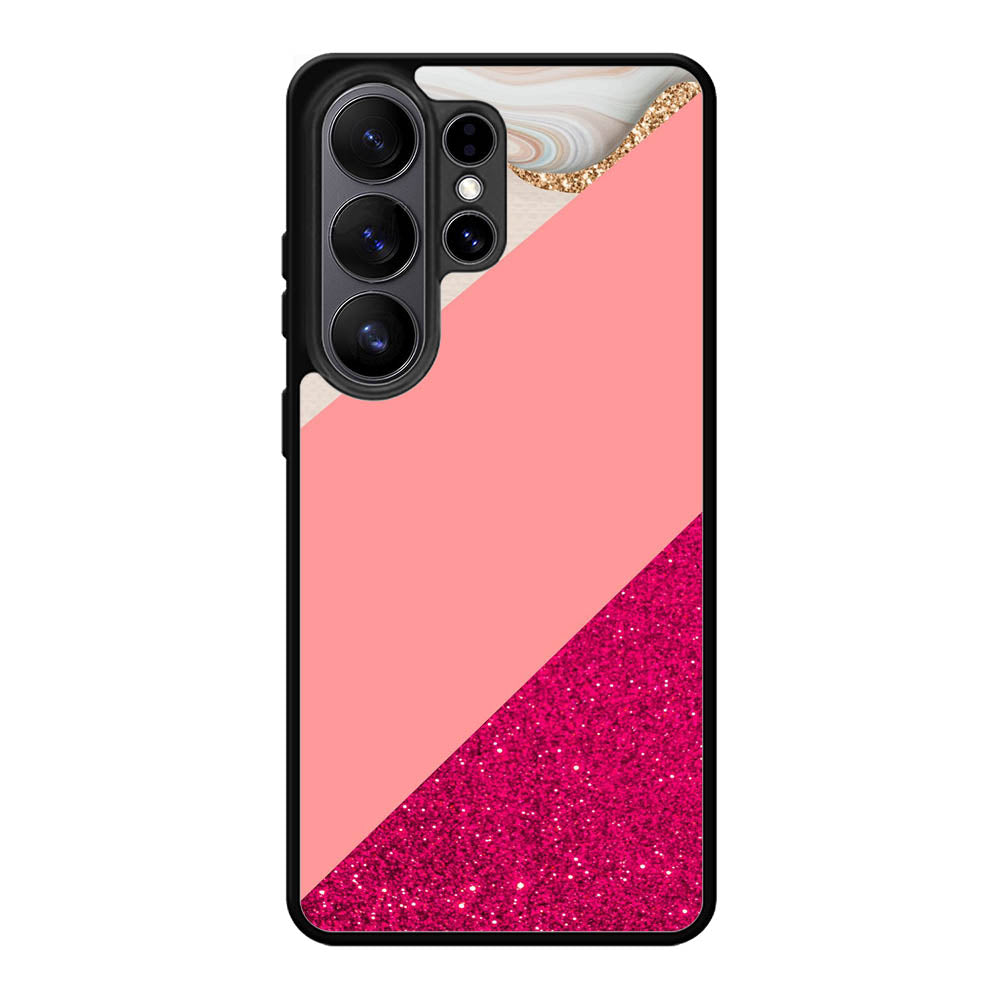 Pink Marble Beautiful Samsung Galaxy S26 Ultra Case QC6964