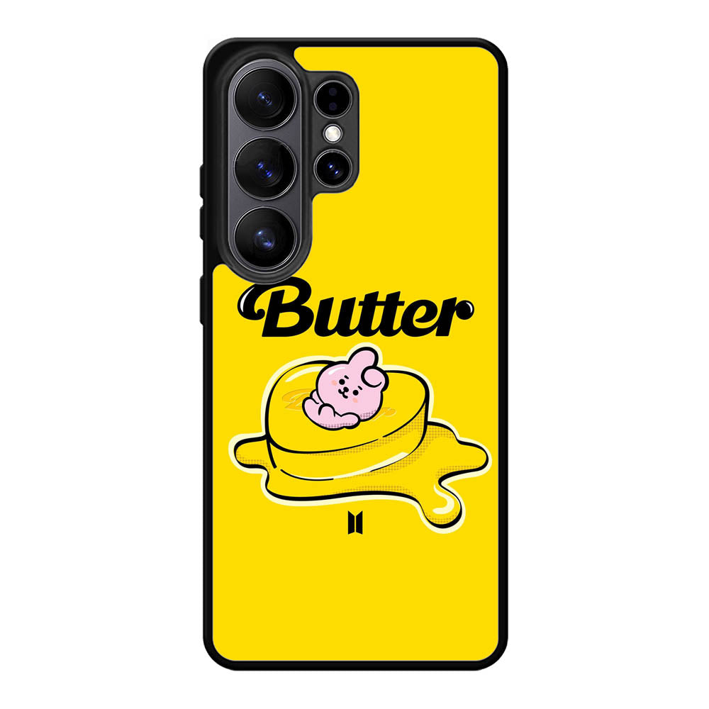 BT21 BTS Cooky On The Butter Samsung Galaxy S26 Ultra Case OV9857