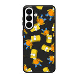 The Simpsons Pattern Samsung Galaxy S26 Case QC9902
