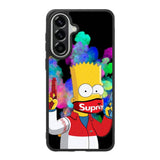 Bart Simpsons Fog And Gun Samsung Galaxy A57 Case QC9889
