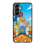 The Simpsons Fire Family Samsung Galaxy A57 Case OV9900