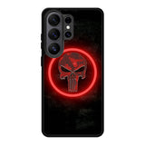Punisher Red Glow Samsung Galaxy S26 Ultra Case OV9919