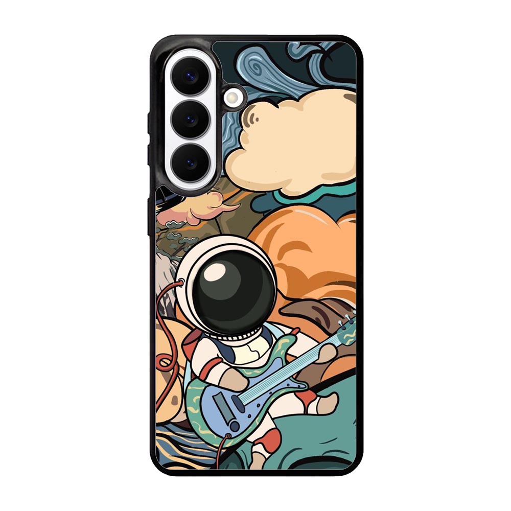 Cute Guitar Astronaut Samsung Galaxy S26 Case OV8814