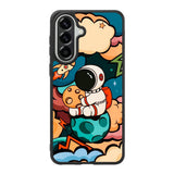 Cute Astronaut Hug The Planet Samsung Galaxy A57 Case QC8810