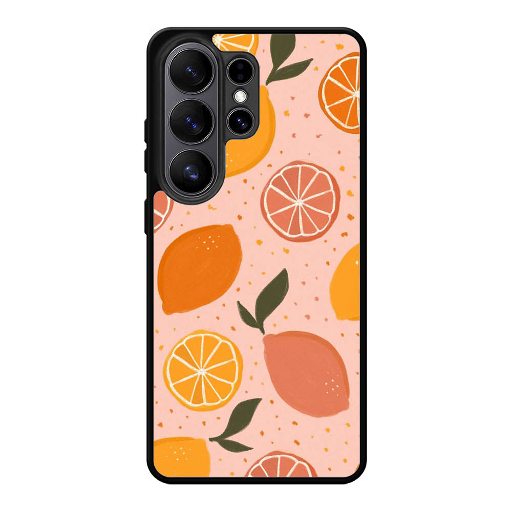 Lemon Fruits Pattern Samsung Galaxy S26 Ultra Case QC10889