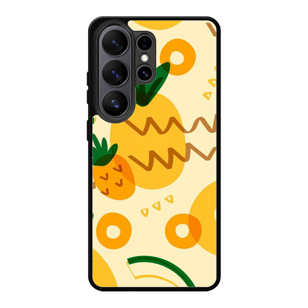 Tropical pineapple fruit pattern Samsung Galaxy S26 Ultra Case OV10739