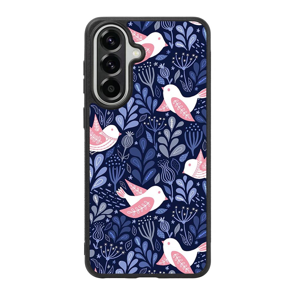Bird Flower Pattern Samsung Galaxy A57 Case OV10906