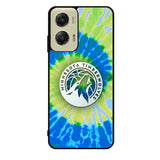 Minnesota Timberwolves Tie Dye Style Logo Motorola Moto G Stylus 5G 2024 Case OV10499
