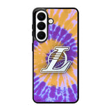 Los Angeles Lakers Tie Dye Style Logo Samsung Galaxy S26 Case QC10624