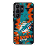 Miami Dolphins NFL Team Logo Samsung Galaxy S26 Ultra Case