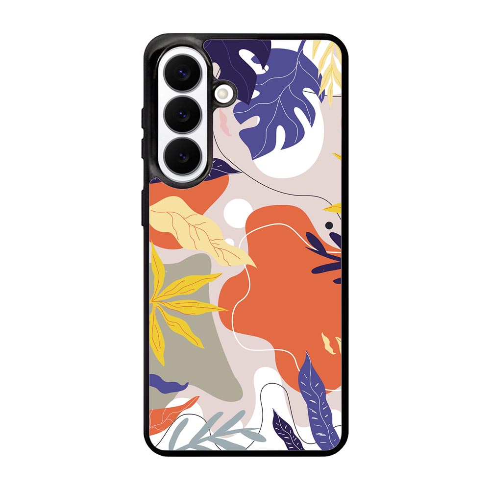Floral Pattern Samsung Galaxy S26 Plus Case QC6381