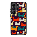 Cat Pattern Samsung Galaxy S26 Ultra Case QC6243