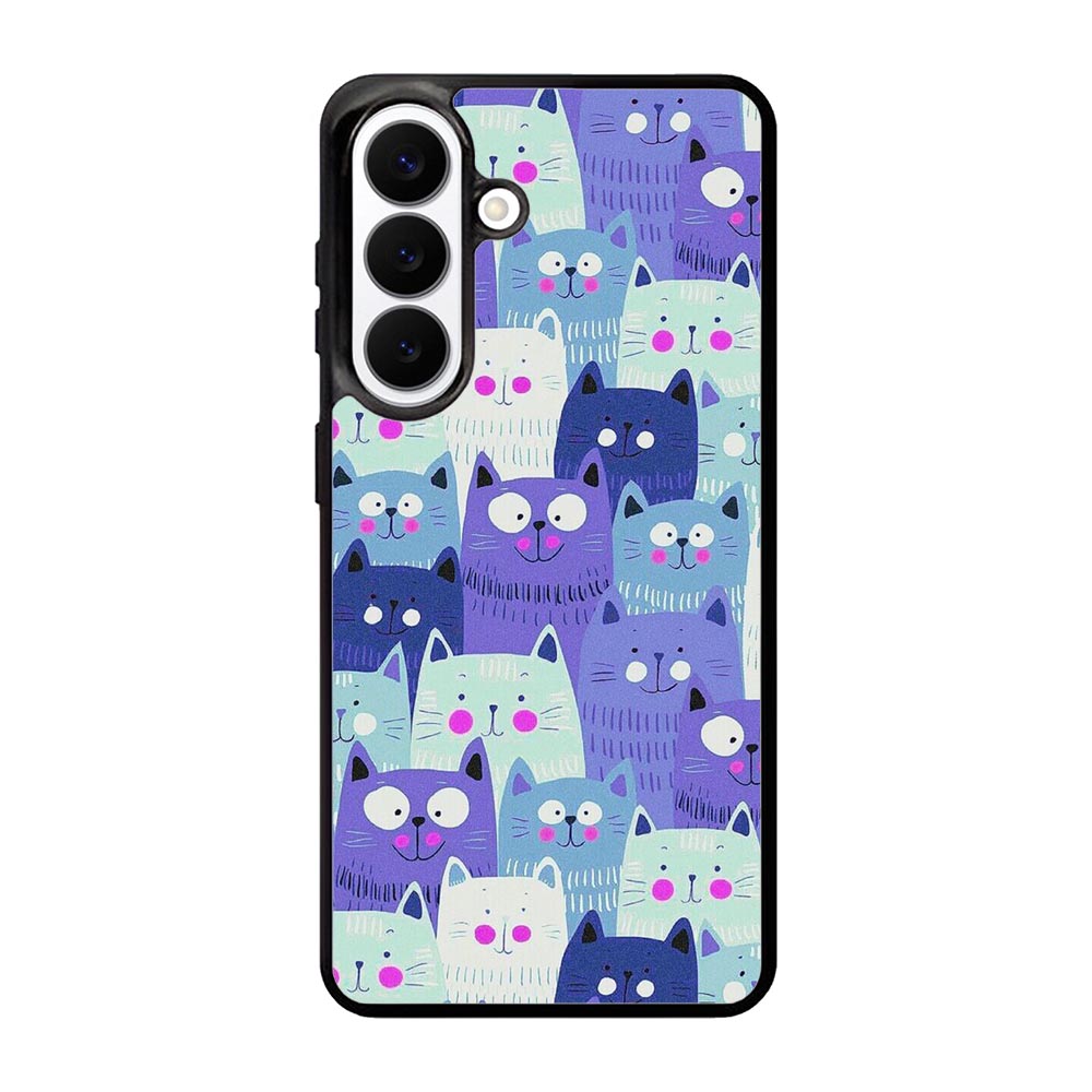 Cat Pattern Samsung Galaxy S26 Case OV6246