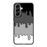 Ink Black White Samsung Galaxy A37 Case OV6778