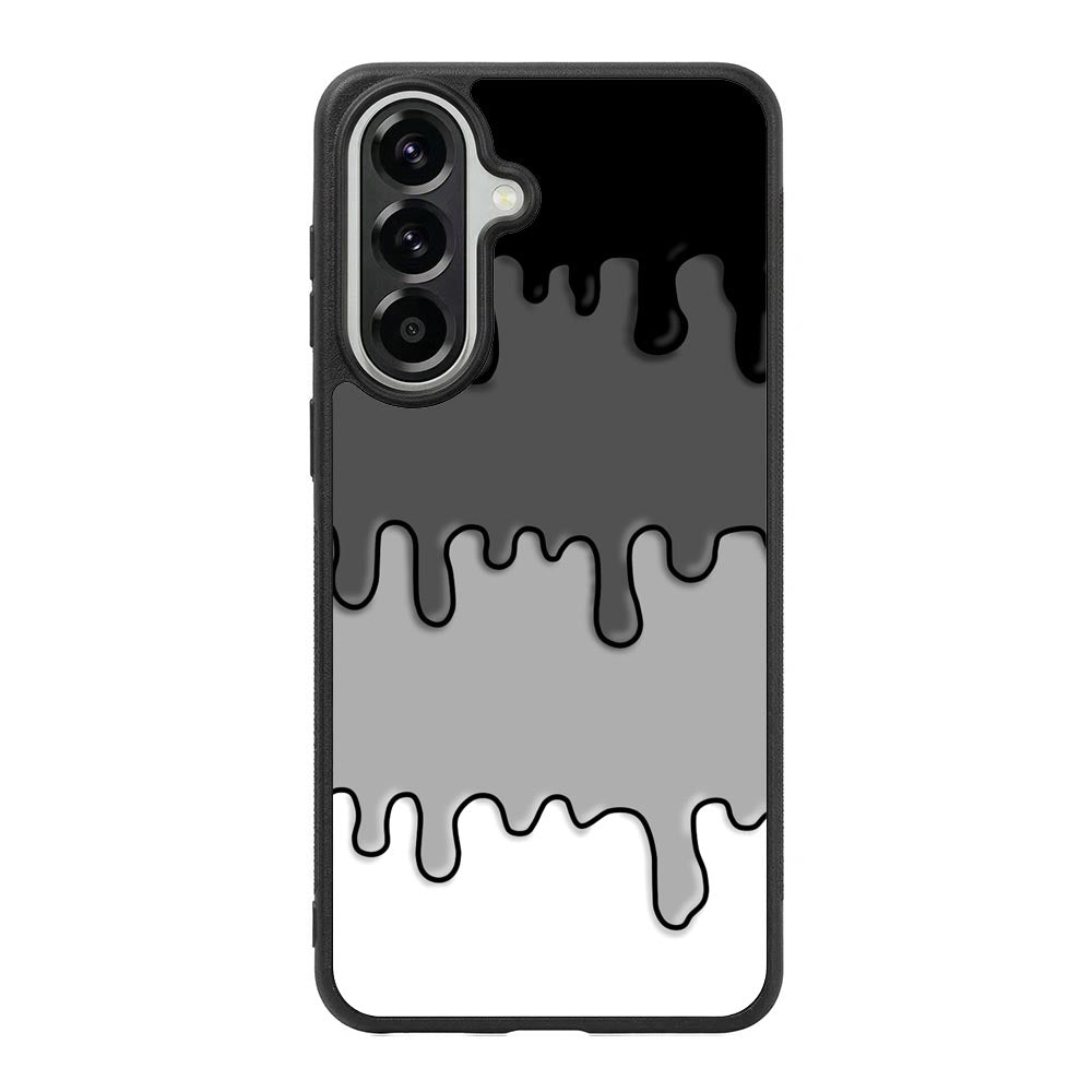 Ink Black White Samsung Galaxy A37 Case OV6778